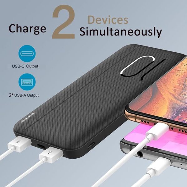 10000mAh Portable Power Bank with Fast Charging - Image 2