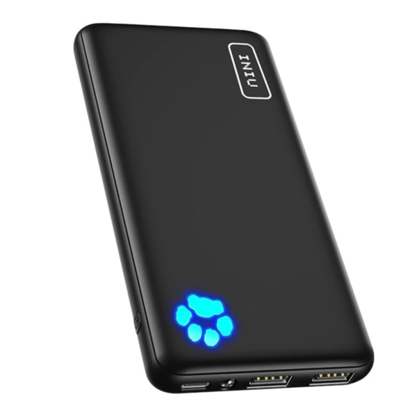 10000mAh Power Bank, Slimmest Portable Charger USB-C