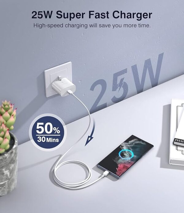 Samsung Super Fast Charger Plug USB-C Adapter - Image 4