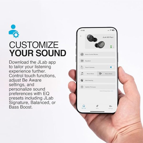 Bluetooth Earphones EQ3 Sound& 35H Playtime - Image 2