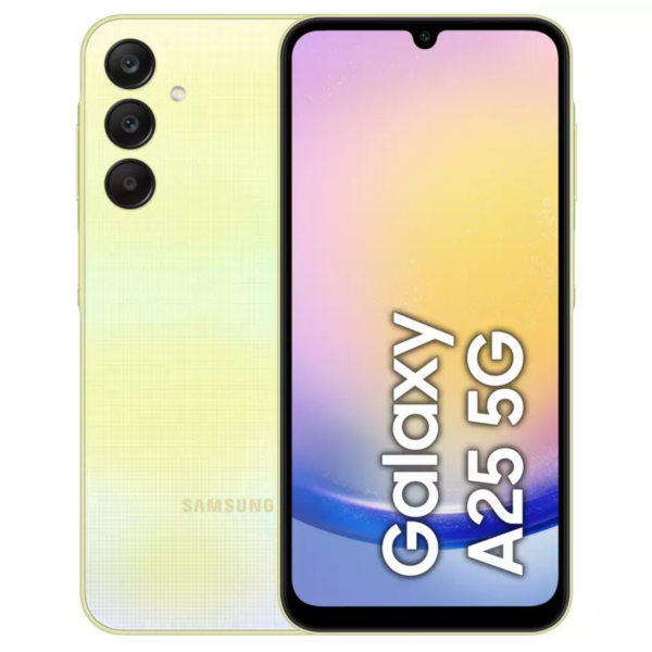 Samsung A25 5G 128GB Mobile Phone - Yellow