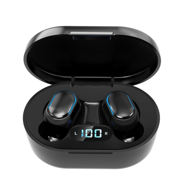 Wireless Earbud with LED Display Case